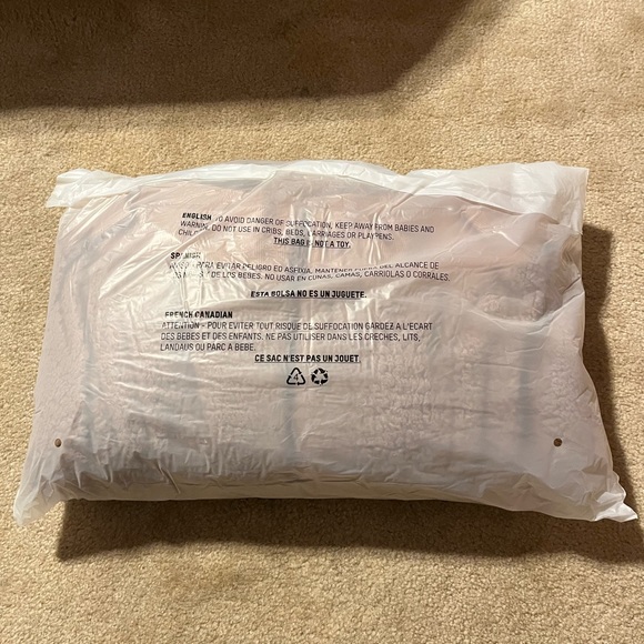 Skims Teddy zip up hoodie in tigers eye size M - Picture 3 of 4